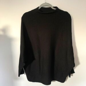 Black Long Sleeve Sweater Shrug